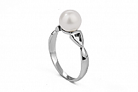 White Freshwater Pearl Ring 7.00 - 7.50mm
