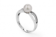 White Akoya Pearl Ring 6.50 - 7.00mm